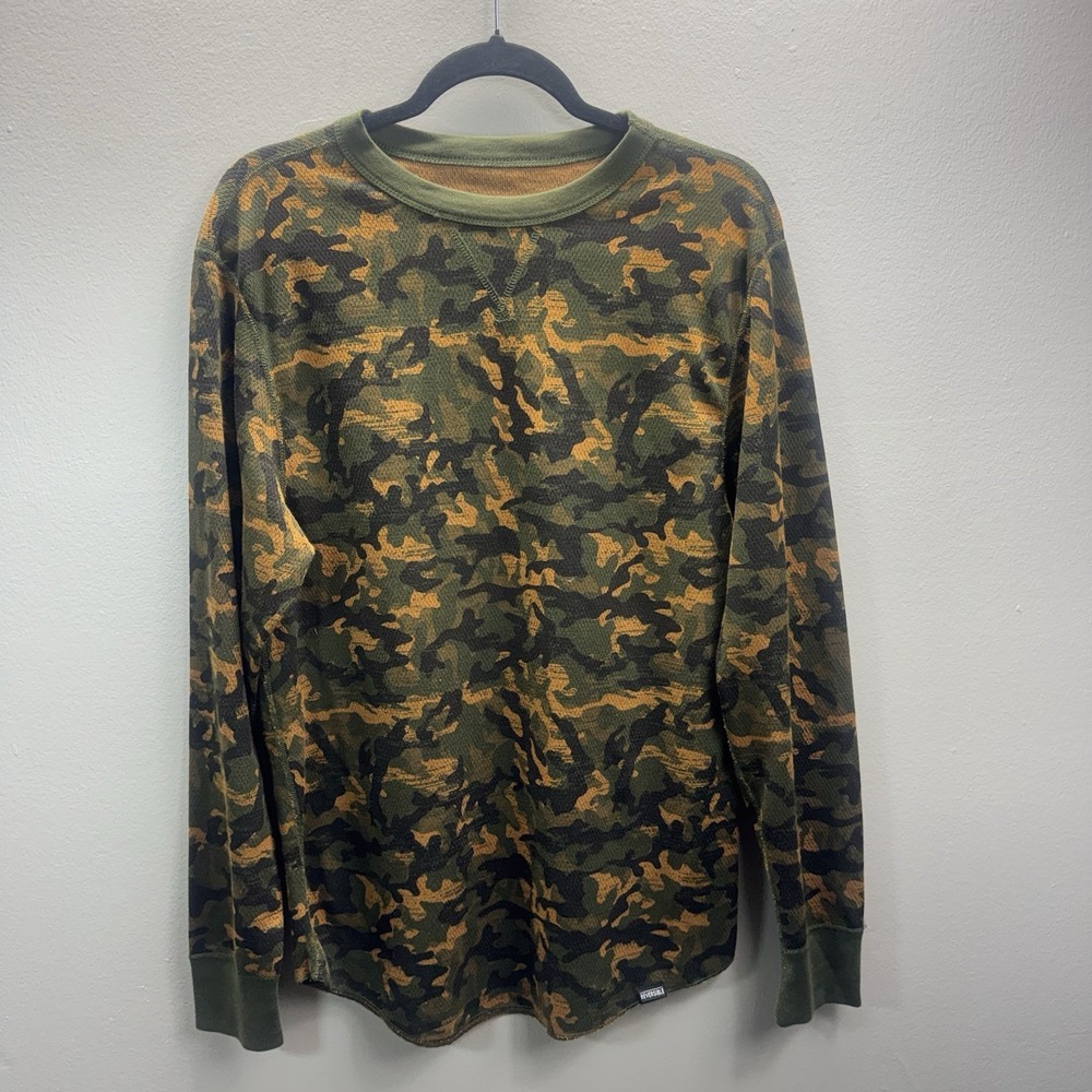 Reversible Camo Thermal Long Sleeve Shirt